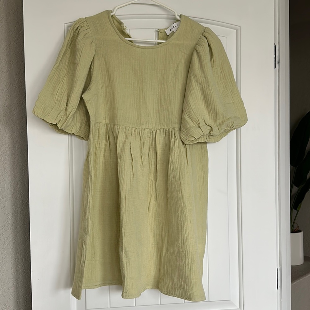 NEW! Green baby doll dress.